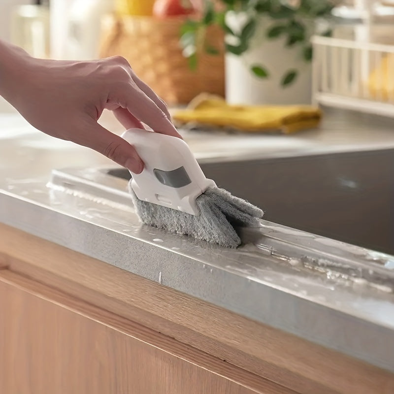 1pc Removable 2-in-1 Slot Brush Window Slot Windowsill Slot Brush Multi-functional Household Window Slot Cleaning Brush